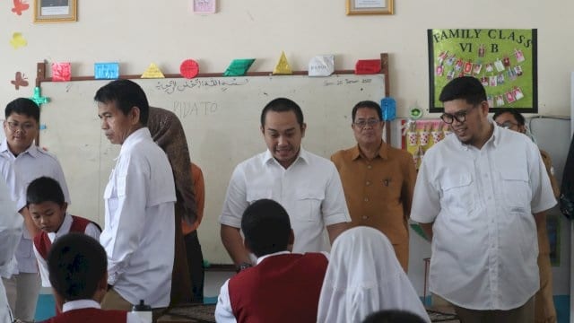 Fraksi Gerindra Makassar Pantau Program Makan Bergizi Gratis di Sekolah-sekolah