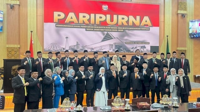 DPRD Makassar Resmi Umumkan Penetapan Appi-Aliyah Sebagai Wali Kota dan Wawali Terpilih