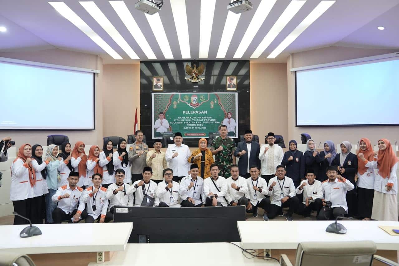 Lepas Kafilah STQH 2025, Wali Kota Munafri Harap Raih Juara