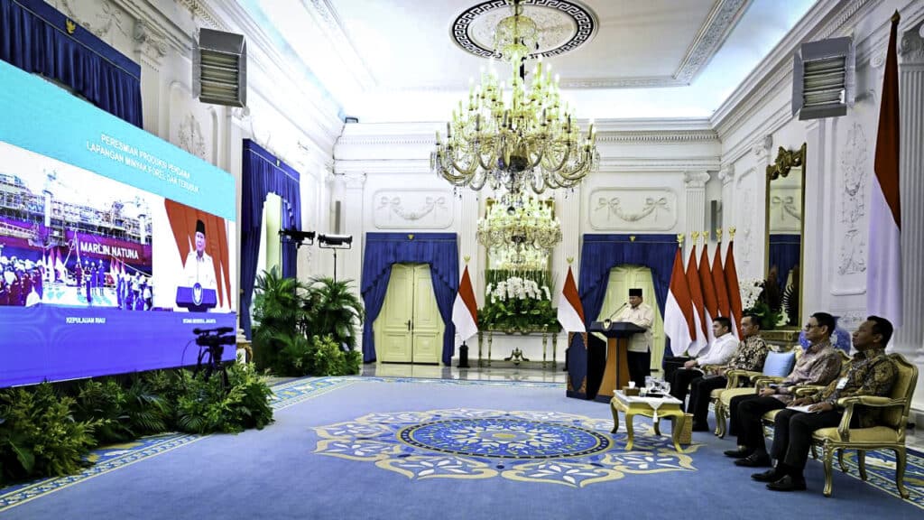 Presiden Prabowo Resmikan Produksi Perdana Lapangan Minyak Forel dan Terubuk di Natuna: Tonggak Swasembada Energi Nasional – Sekretariat Kabinet Republik Indonesia