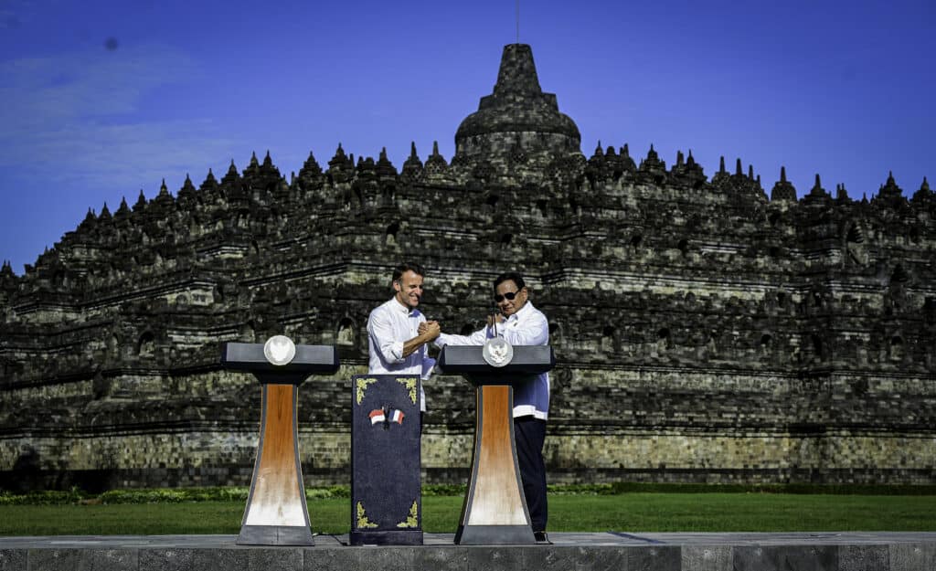 Indonesia–Prancis Luncurkan Kemitraan Strategis Kebudayaan di Candi Borobudur – Sekretariat Kabinet Republik Indonesia
