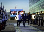 Presiden Prabowo Subianto Antar Langsung Keberangkatan Presiden Macron ke Singapura – Sekretariat Kabinet Republik Indonesia