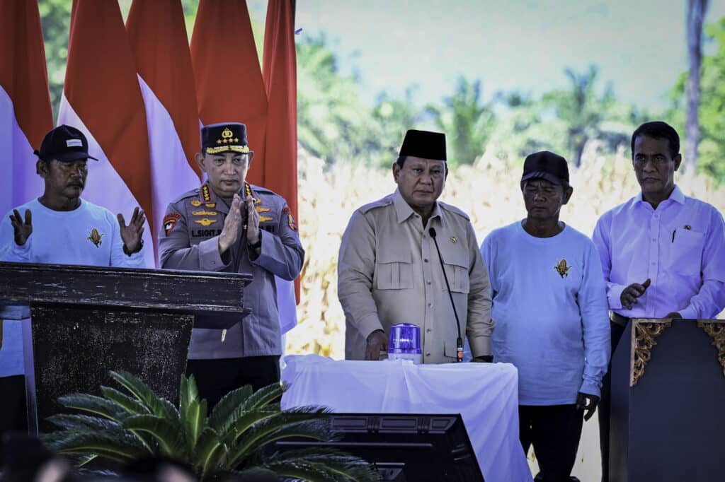 Presiden Prabowo Resmikan Groundbreaking 18 Gudang Polri dan Gudang Dryer Jagung – Sekretariat Kabinet Republik Indonesia