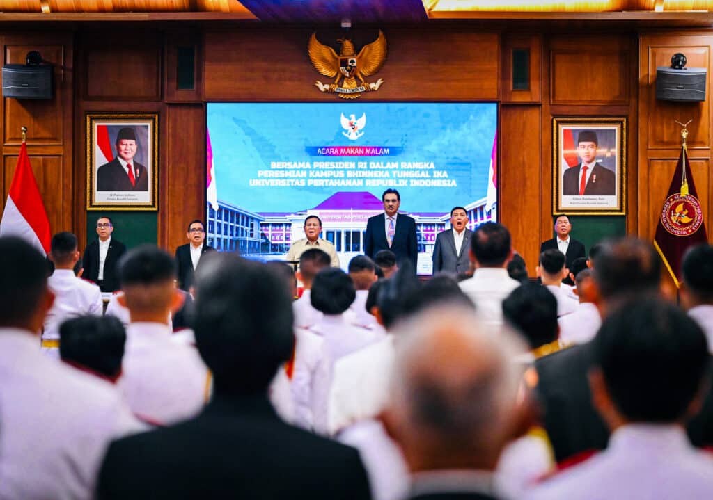 Ketika Lagu Kebangsaan Menyatukan, Pesan Solidaritas Presiden Prabowo dari Unhan – Sekretariat Kabinet Republik Indonesia