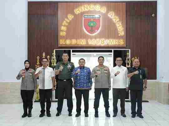 Ketua DPRD Supratman Hadiri Rapat Koordinasi Forkopimda di Kodim Makassar, Perkuat Sinergi Program Kerja 2025