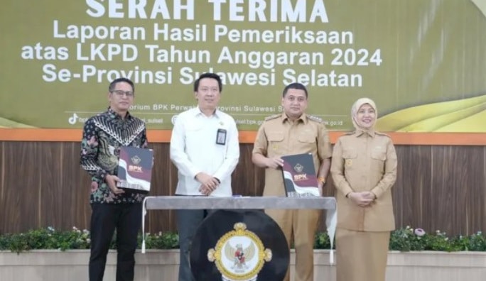 Ketua DPRD Makassar Turut Hadir dalam Acara Serah Terima LHP dan LKPD 2024