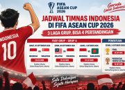 Jadwal Timnas Indonesia di FIFA ASEAN Cup 2026: 3 Laga Grup, Bisa 4 Pertandingan Jadwal Timnas Indonesia di FIFA ASEAN Cup 2026: 3 Laga Grup, Bisa 4 Pertandingan