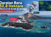 Daratan Baru 32,8 Hektare Muncul di Anak Krakatau, Ini Penyebabnya Daratan Baru 32,8 Hektare Muncul di Anak Krakatau, Ini Penyebabnya