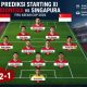 Prediksi Starting XI Indonesia vs Singapura: Kevin Diks Kapten, 3-4-2-1 Jadi Opsi Utama