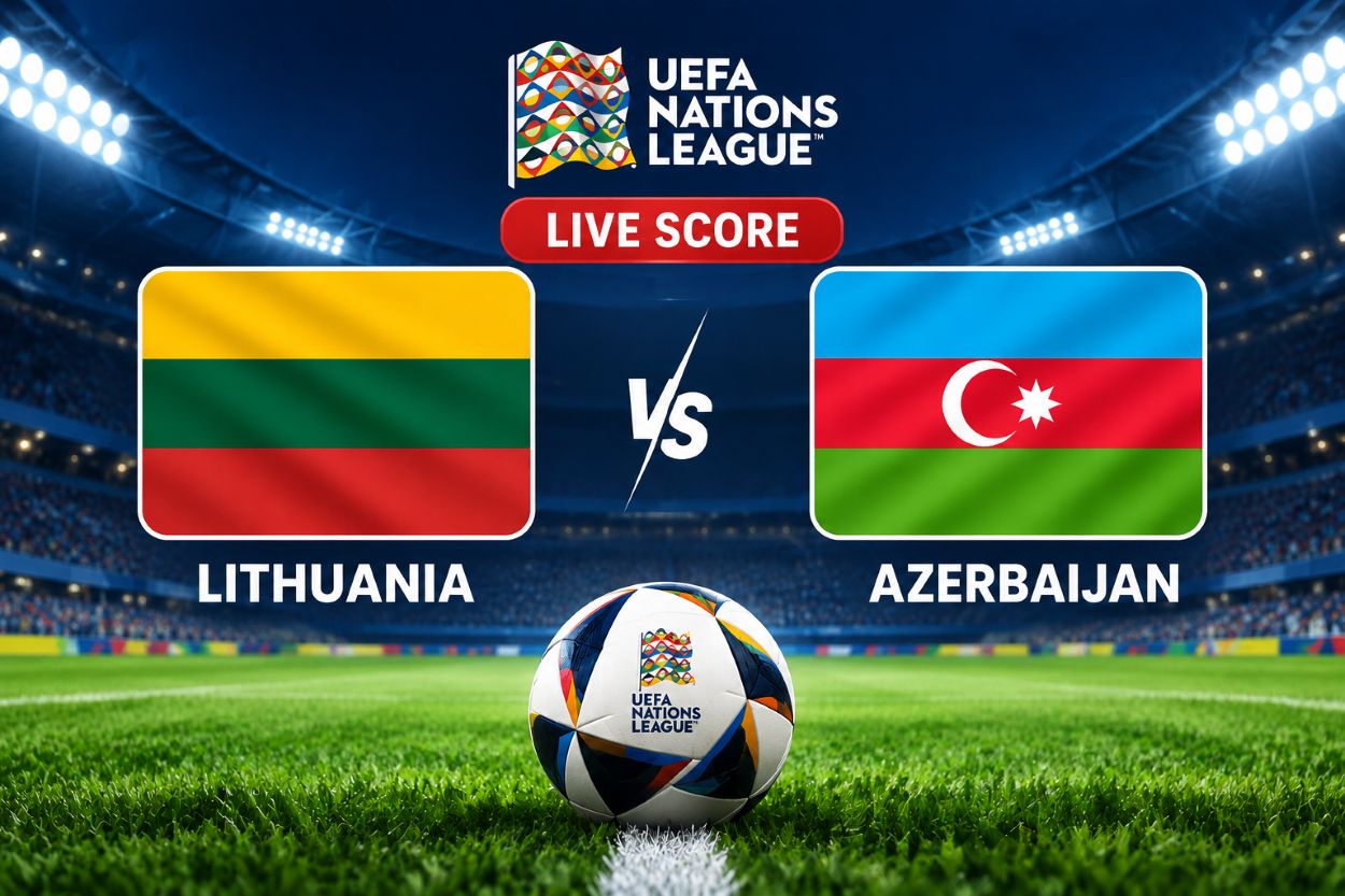 Lithuania vs Azerbaijan 1-1: Kučys dan Emreli Berbagi Gol di Nations League