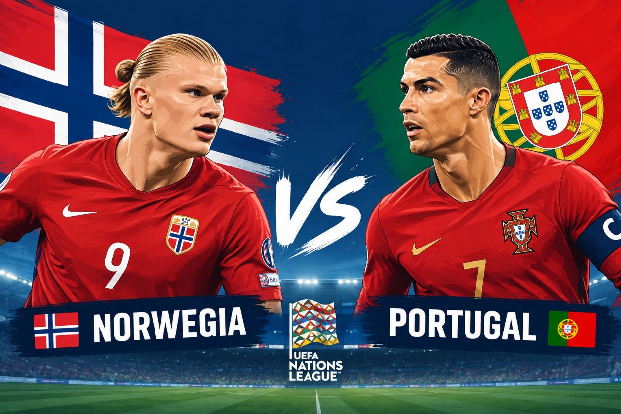 Norwegia vs Portugal: Haaland Tantang Ronaldo dalam Duel Resmi Pertama