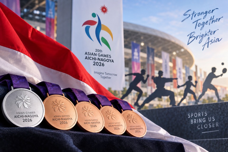 Klasemen Medali Asian Games 2026 Terbaru 25 September: Indonesia Raih 21 Medali, Naik ke Peringkat 16