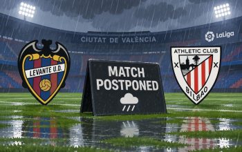 Levante vs Athletic Ditunda karena Hujan Deras, Begini Kondisi Lapangan Ciutat de València