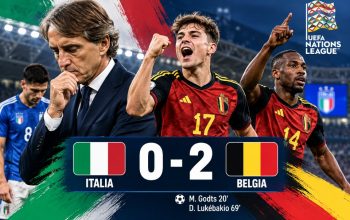 Italia 0-2 Belgia: Debut Kedua Mancini Berakhir dengan Kekalahan, Godts dan Lukébakio Jadi Pembeda Italia 0-2 Belgia: Debut Kedua Mancini Berakhir dengan Kekalahan, Godts dan Lukébakio Jadi Pembeda