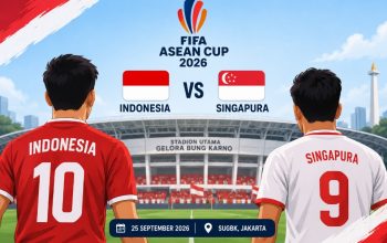 Live Streaming Indonesia vs Singapura: Nonton Siaran Langsung FIFA ASEAN Cup 2026