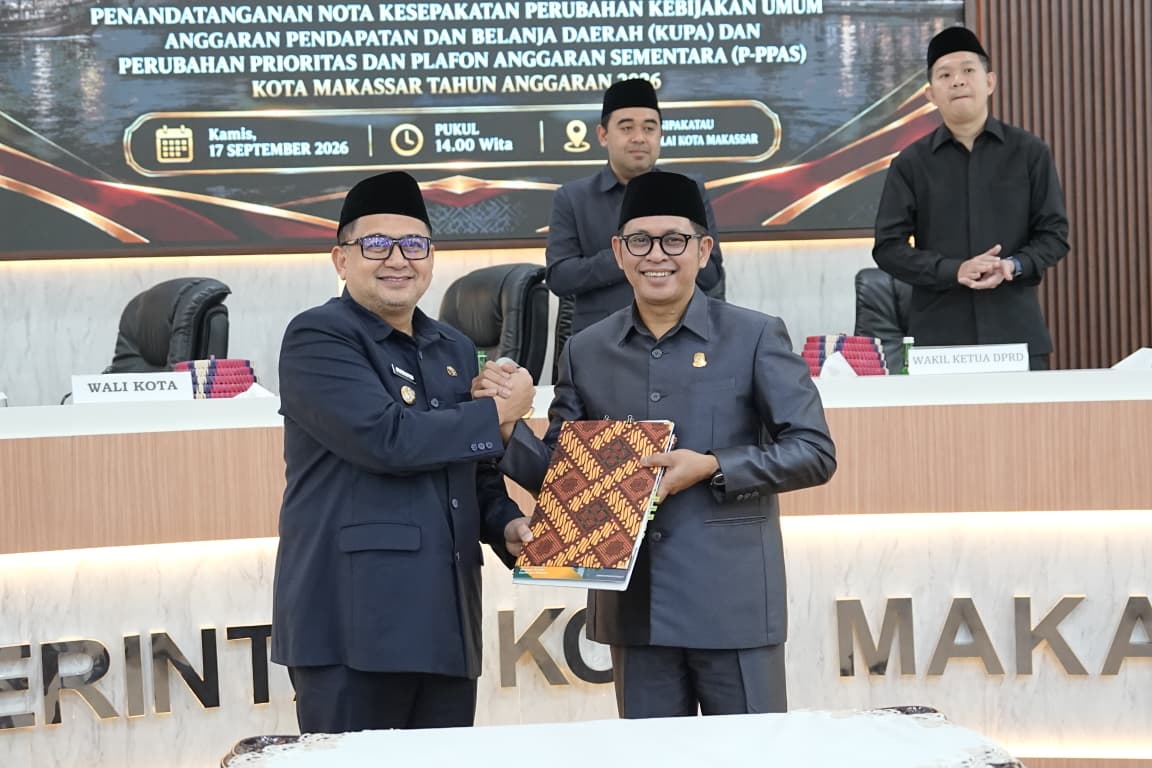 Sahkan KUPA-PPAS Perubahan 2026, Appi Minta Program OPD Berdampak Nyata dan Tekan SiLPA