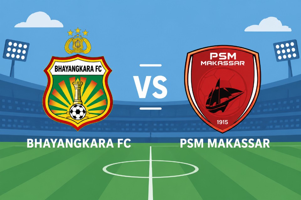 Live Score Bhayangkara FC vs PSM Makassar Hari Ini: Skor dan Hasil Terbaru